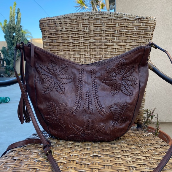 Lucky Brand Handbags - Lucky Brand Reversible Hobo Style Bag